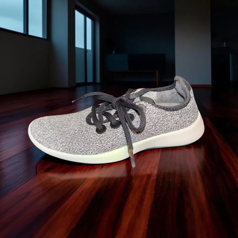 Women's allbirds Gray Wool Tree Runners Sneakers Shoes Size 5